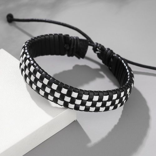 Bracelet tressé bicolore - SHEIN - Modalova