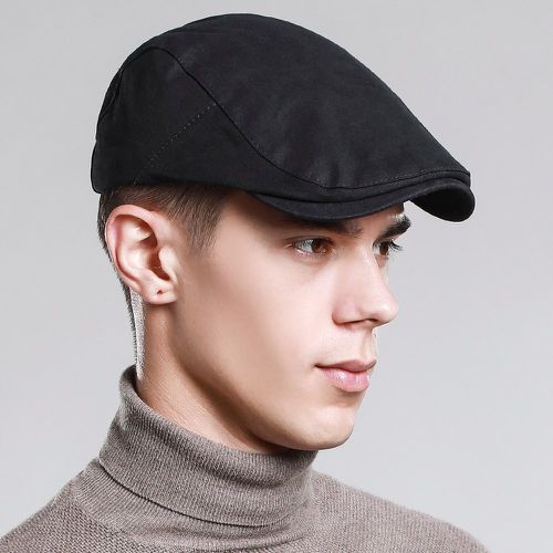 Casquette Gavroche Noire Homme