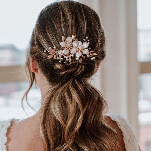 Épingle à cheveux avec perles et de fleurs - SHEIN - Modalova