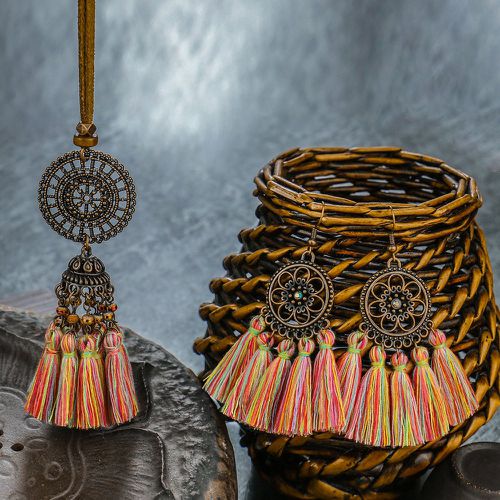 Pièces Set de bijoux décoratifs à pampilles vintage - SHEIN - Modalova