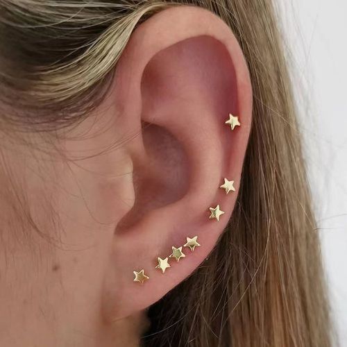 Pièces Clous d'oreilles design étoile - SHEIN - Modalova