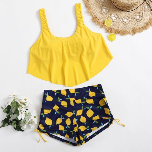 Bikini à imprimé lemon - SHEIN - Modalova