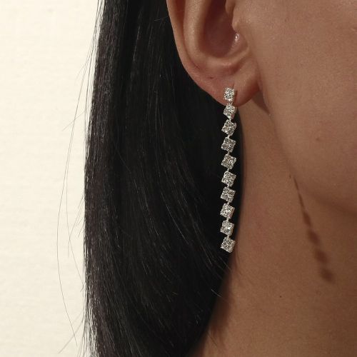 Boucles d'oreilles avec strass - SHEIN - Modalova