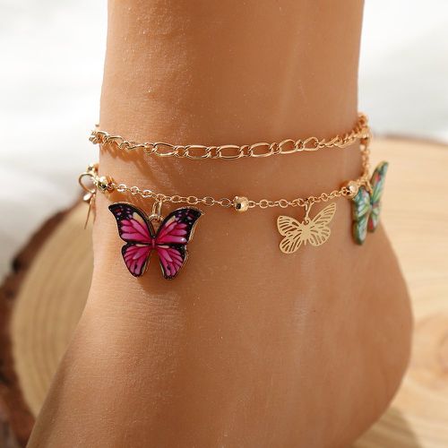 Bracelet de cheville à papillon - SHEIN - Modalova