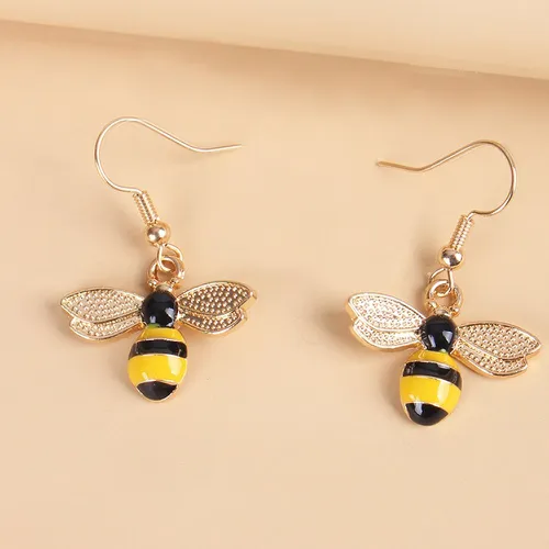 Boucles d'oreilles design abeille - SHEIN - Modalova