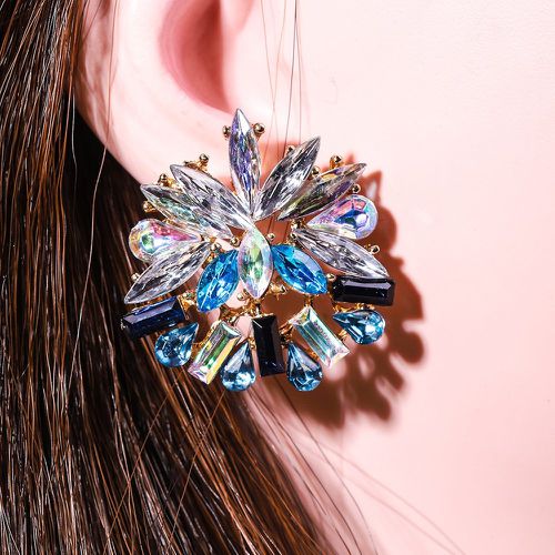 Boucles d'oreilles avec détail gemme - SHEIN - Modalova