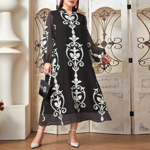 Robe tunique avec broderies - SHEIN - Modalova
