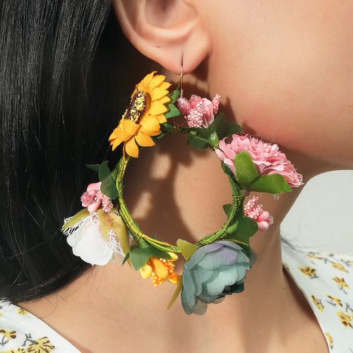 Pendants d'oreilles à fleurs - SHEIN - Modalova