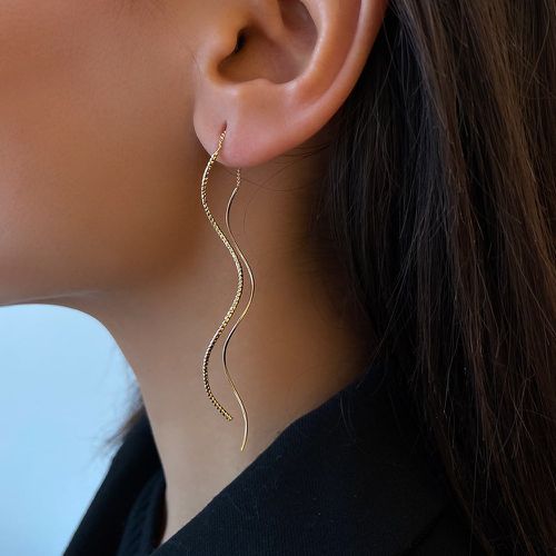Boucles d'oreilles métalliques - SHEIN - Modalova