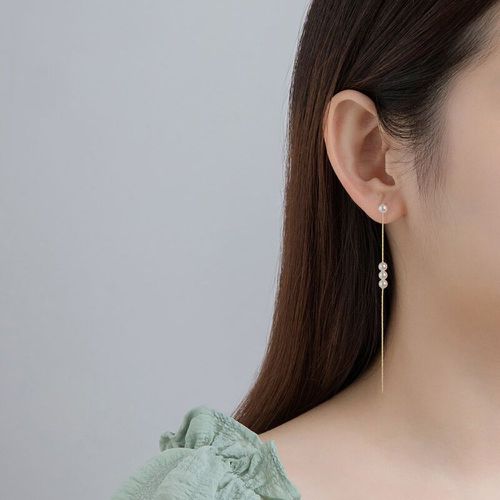 Pendants d'oreilles avec fausses perles - SHEIN - Modalova