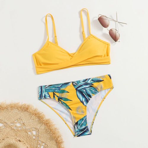 Bikini avec imprimé tropical - SHEIN - Modalova