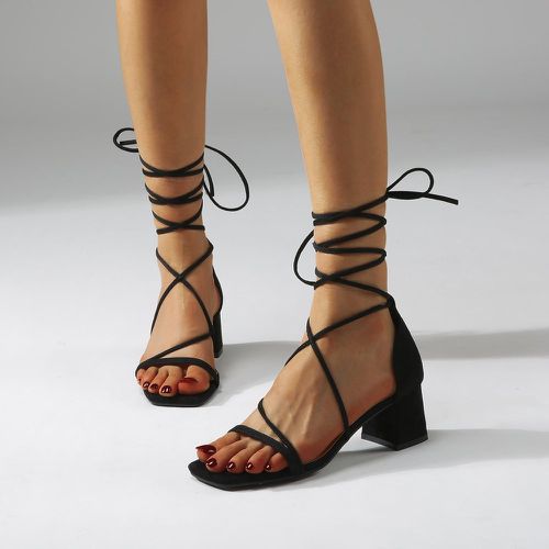 Sandales minimalistes avec nœuds - SHEIN - Modalova