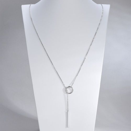Collier avec pendentif de barre métallique - SHEIN - Modalova