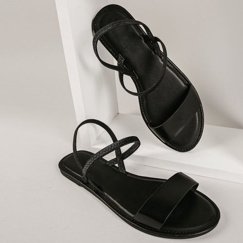 Sandales en similicuir à brides arrières - SHEIN - Modalova