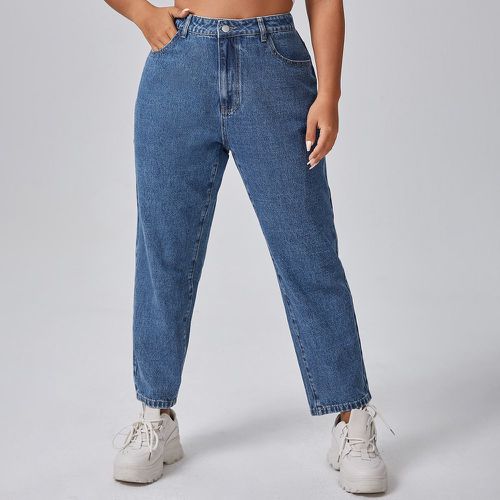Jeans grandes tailles Unicolore - SHEIN - Modalova