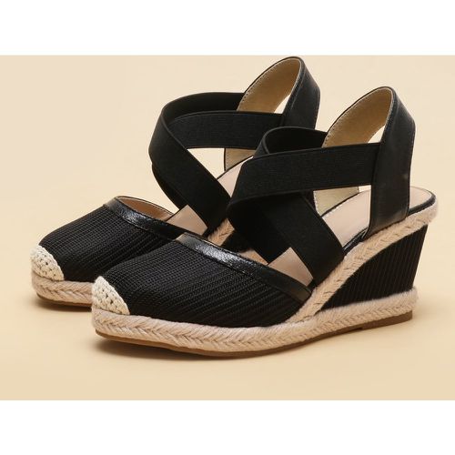 Chaussures compensées espadrilles minimalistes - SHEIN - Modalova