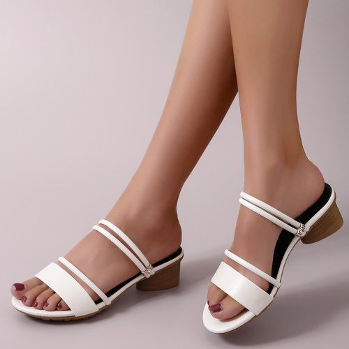 Sandales minimalistes à deux sens - SHEIN - Modalova