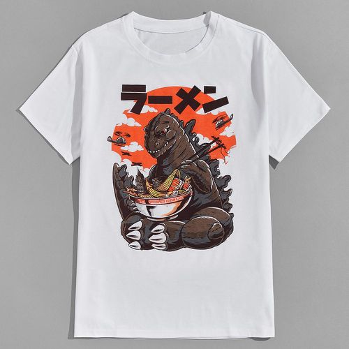 T-shirt à motif de dinosaure - SHEIN - Modalova