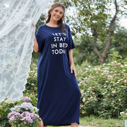 Robe de nuit slogan - SHEIN - Modalova