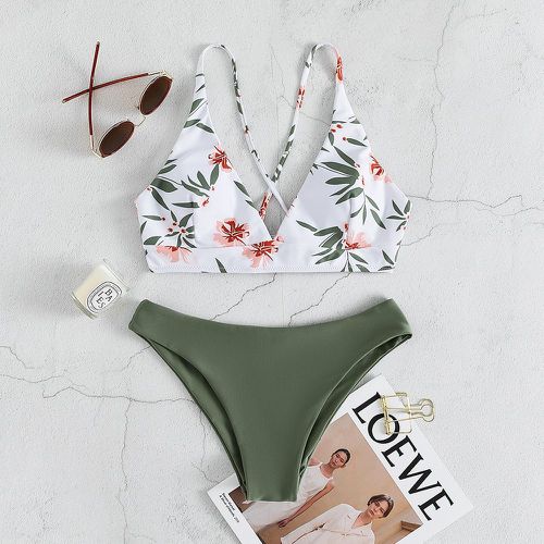 Bikini à imprimé floral aléatoire - SHEIN - Modalova