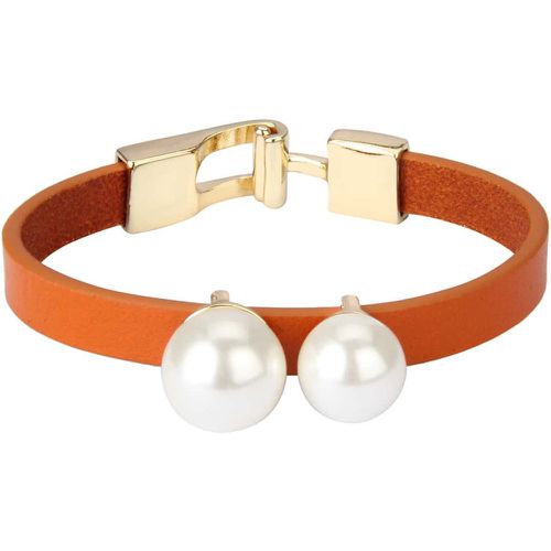Bracelet en cuir PU à perle - SHEIN - Modalova