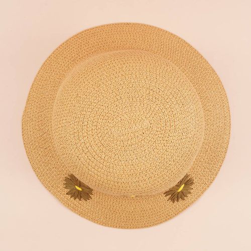 Chapeau de soleil à détail de fleur - SHEIN - Modalova