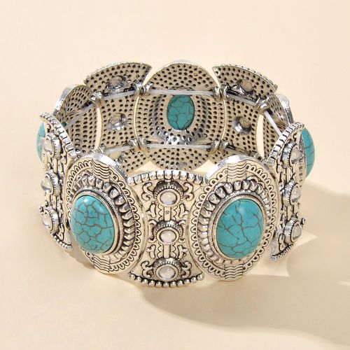 Bracelet avec turquoise - SHEIN - Modalova