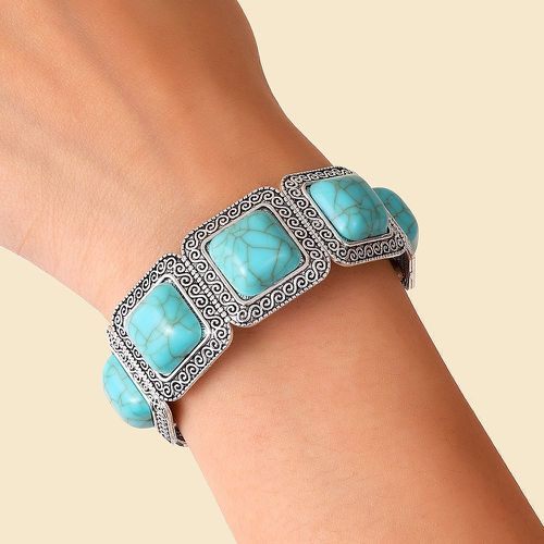 Bracelet avec détail turquoise - SHEIN - Modalova