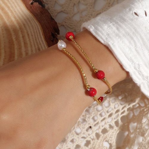 Bracelet avec perle - SHEIN - Modalova