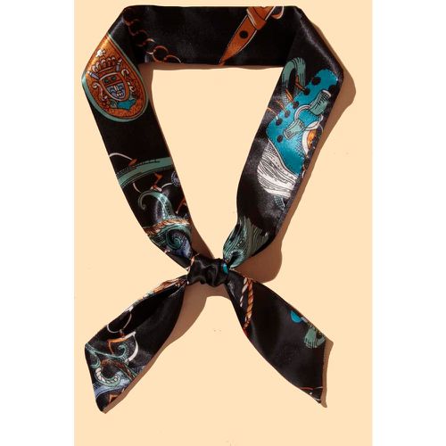 Foulard à imprimé chaîne - SHEIN - Modalova