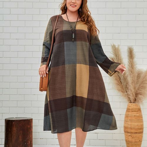Robe tunique à blocs de couleurs - SHEIN - Modalova