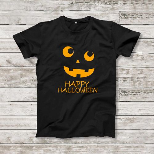 Homme T-shirt à motif halloween - SHEIN - Modalova