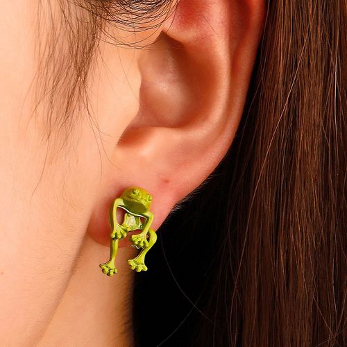 Boucles d'oreilles design grenouille - SHEIN - Modalova