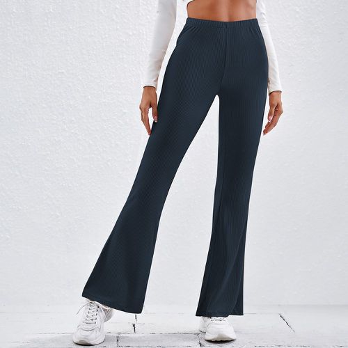 Pantalon bootcut côtelé - SHEIN - Modalova