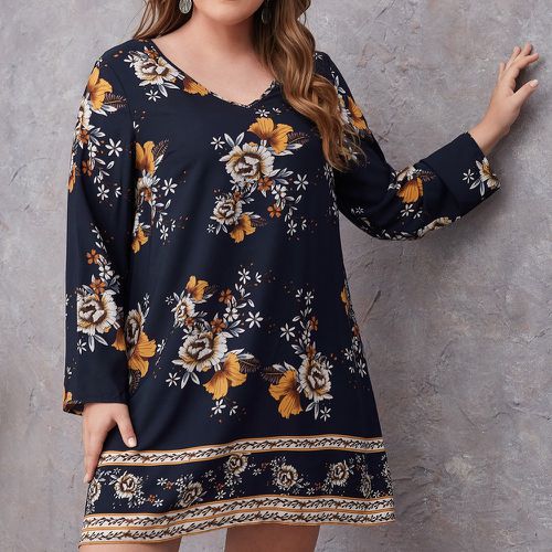 Robe tunique à imprimé floral - SHEIN - Modalova