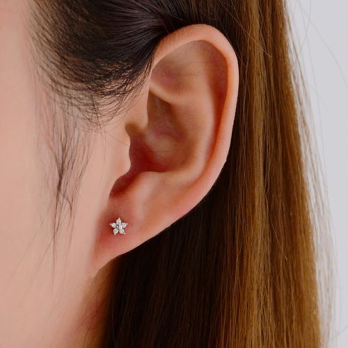 Pièce Boucle d'oreille avec détail zircone cubique - SHEIN - Modalova