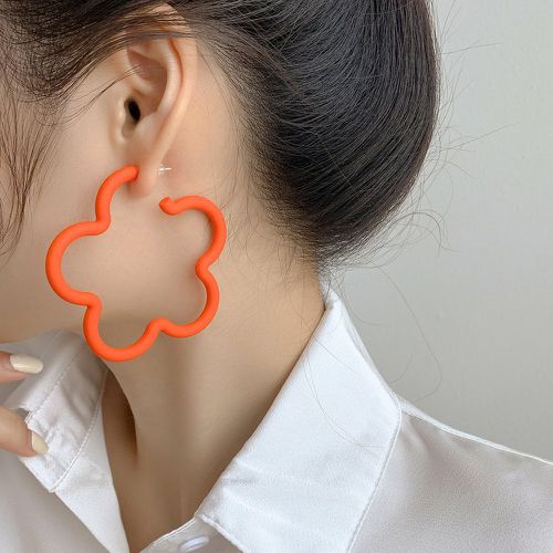 Boucles d'oreilles à design fleur - SHEIN - Modalova