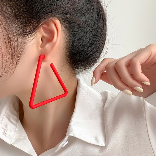 Boucles d'oreilles en forme de triangulaire - SHEIN - Modalova