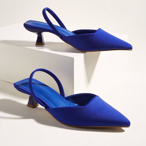 Chaussures à talons hauts minimaliste à bout pointu à bride arrière - SHEIN - Modalova