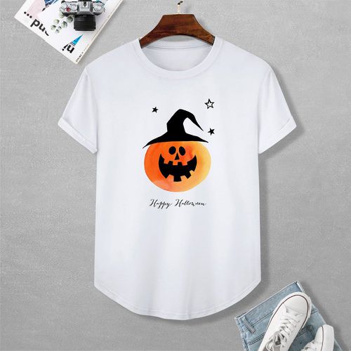 Homme T-shirt à imprimé Halloween - SHEIN - Modalova