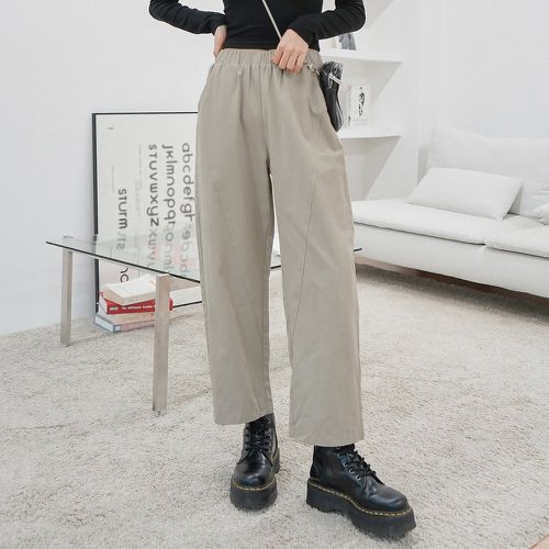 Pantalon taille élastique avec poche cachée - SHEIN - Modalova