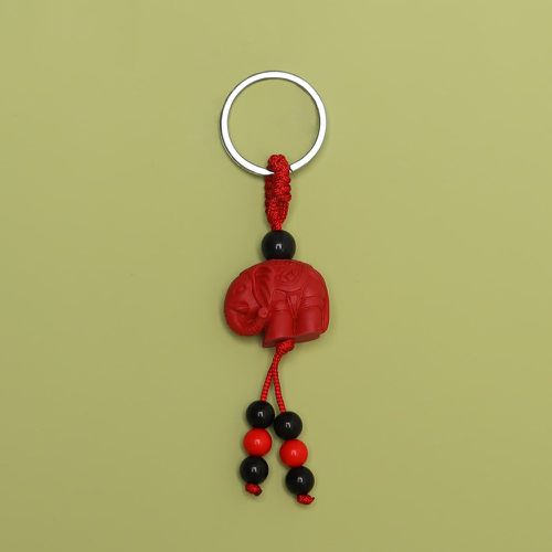 Porte-clés avec pendentif perle et éléphant - SHEIN - Modalova