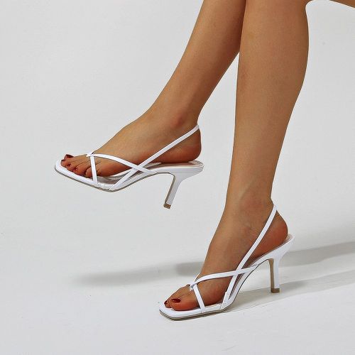 Sandales minimaliste à bride arrière avec entre-doigt - SHEIN - Modalova