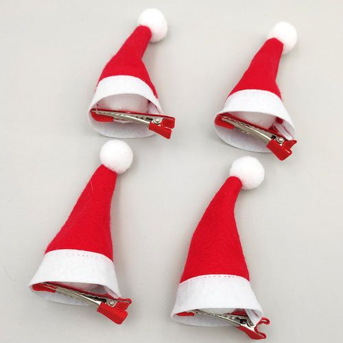 Pièces Épingle à cheveux Noël à détail chapeau - SHEIN - Modalova