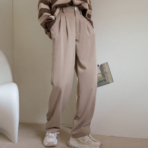 Pantalon costume taille haute plissé - SHEIN - Modalova