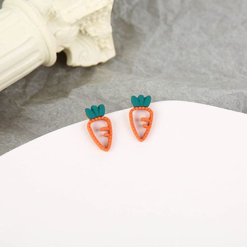Boucles d'oreilles à design de carotte - SHEIN - Modalova