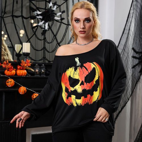 Sweat-shirt à imprimé halloween - SHEIN - Modalova