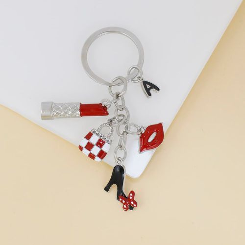 Porte-clés avec rouge à lèvres et lèvres - SHEIN - Modalova