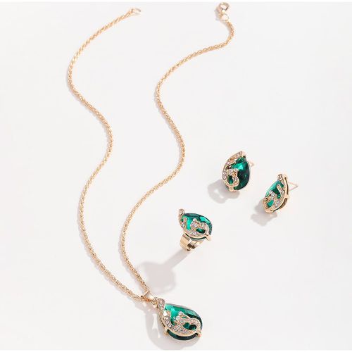 Pièces Set de bijoux à gemme - SHEIN - Modalova