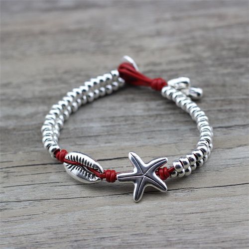 Bracelet perlé à étoile de mer - SHEIN - Modalova